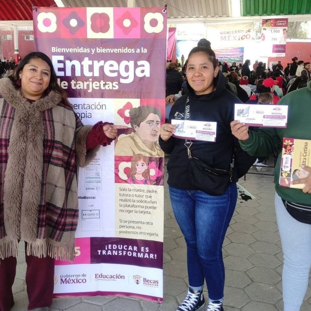 Entrega de Tarjetas Beca Rita Cetina del 19 al 22 de enero 2026 lista de escuelas que dan medio de pago y qué llevar