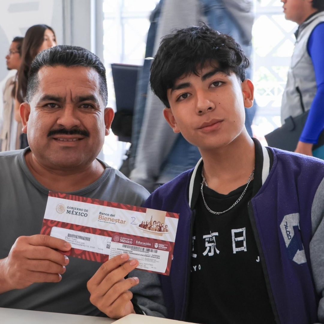Pago de las becas Benito Juárez 2026