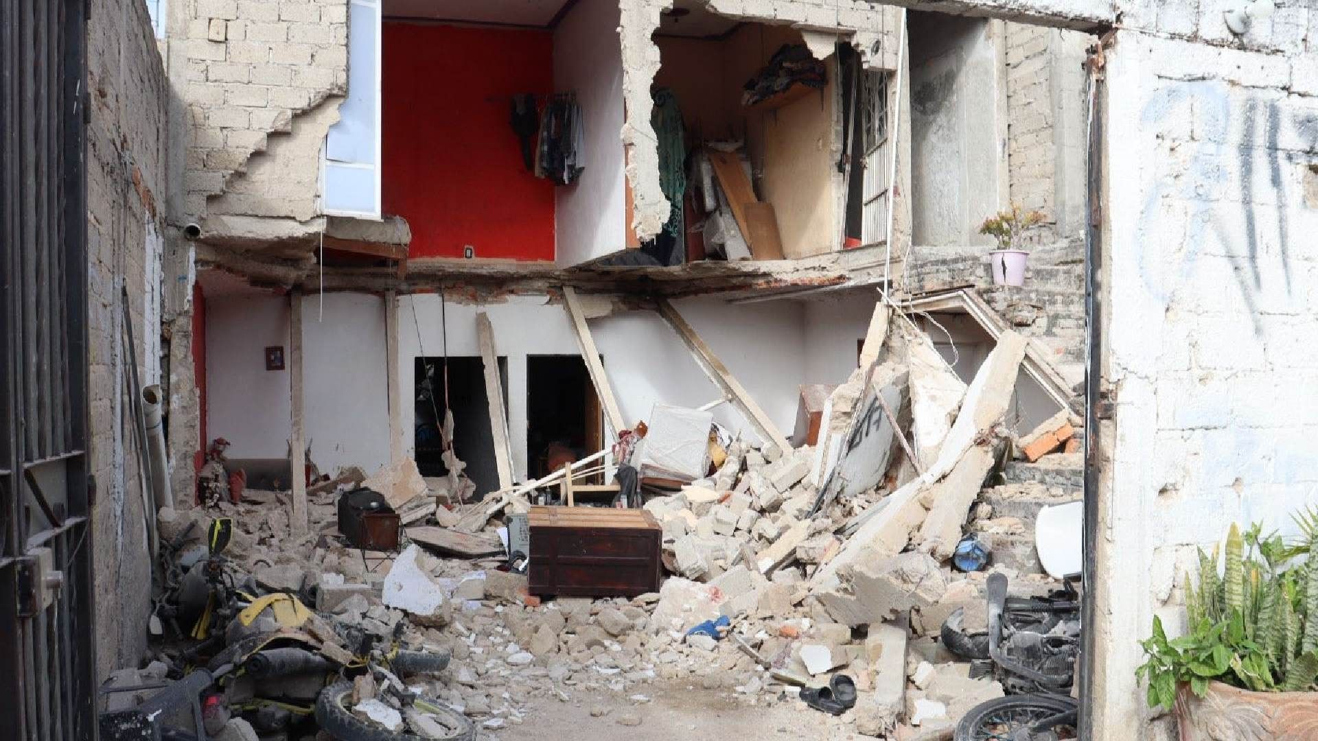 Una explosión por acumulación de gas dejó tres heridos en Zapopan
