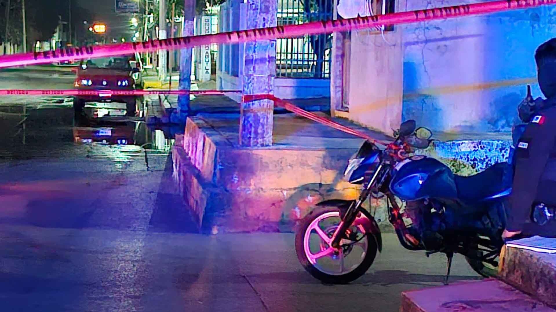 Motociclista Muere Luego de Derrapar y Chocar Contra Banqueta en Tampico