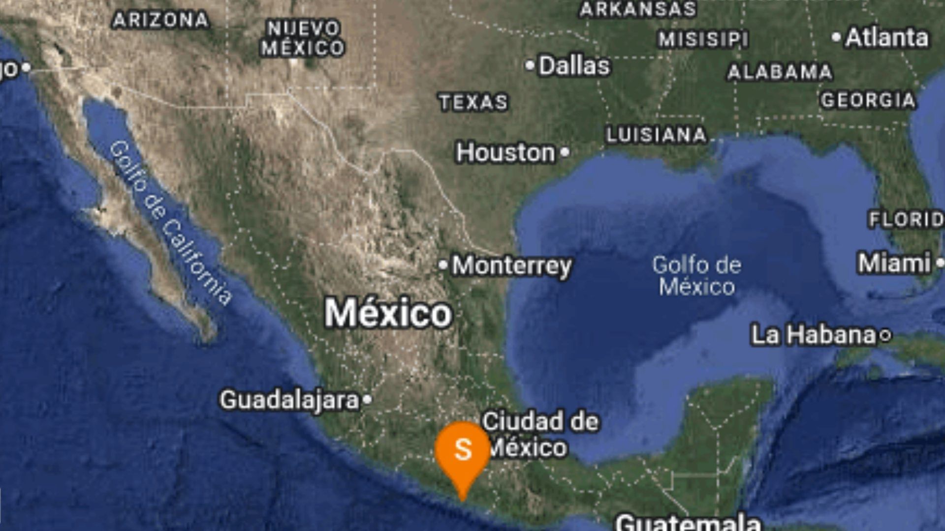 Sismo en México hoy