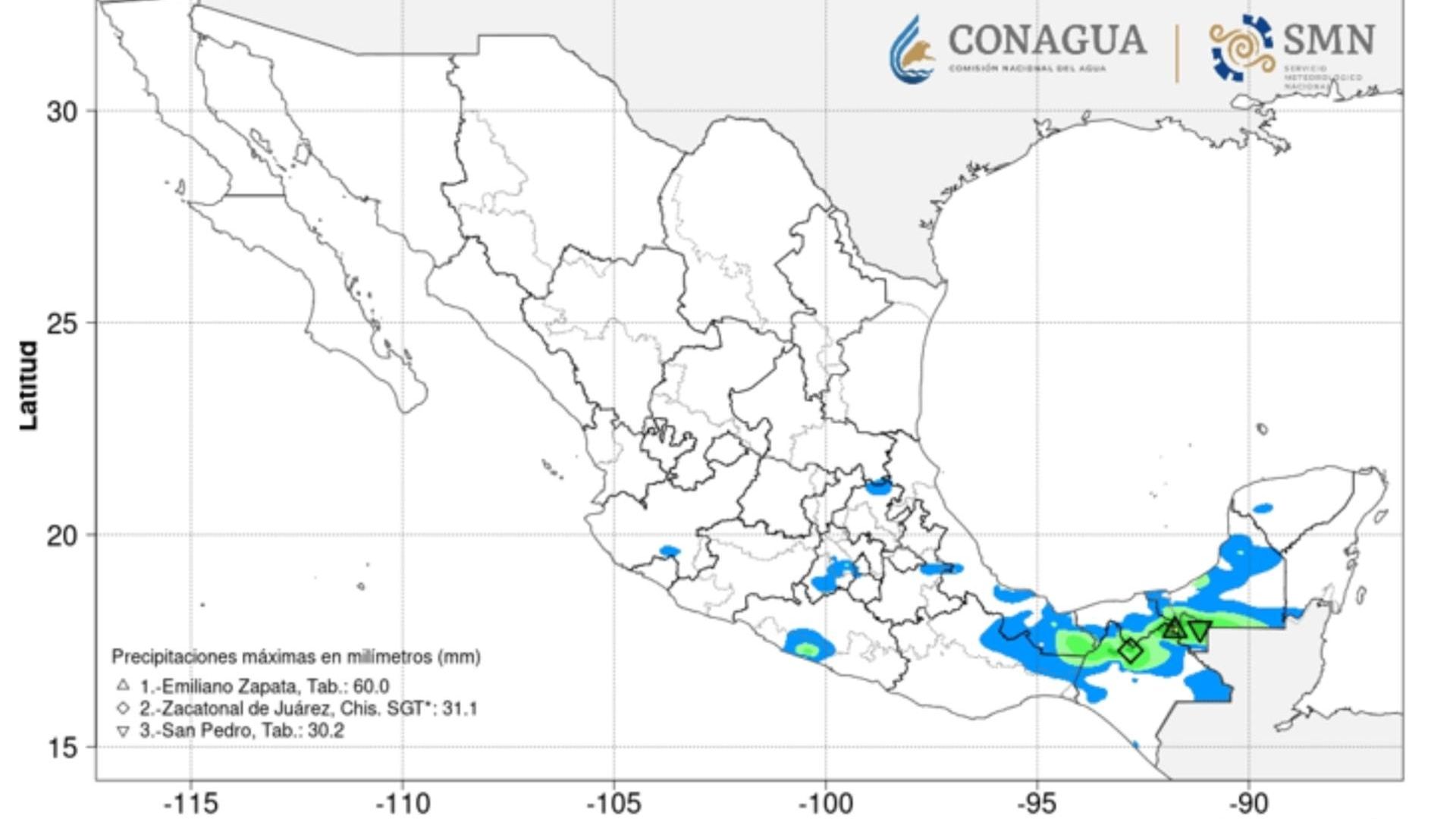 Pronóstico Clima Veracruz del 17 al 20 de Enero 2026 CONAGUA Frente Frío 28 y 29