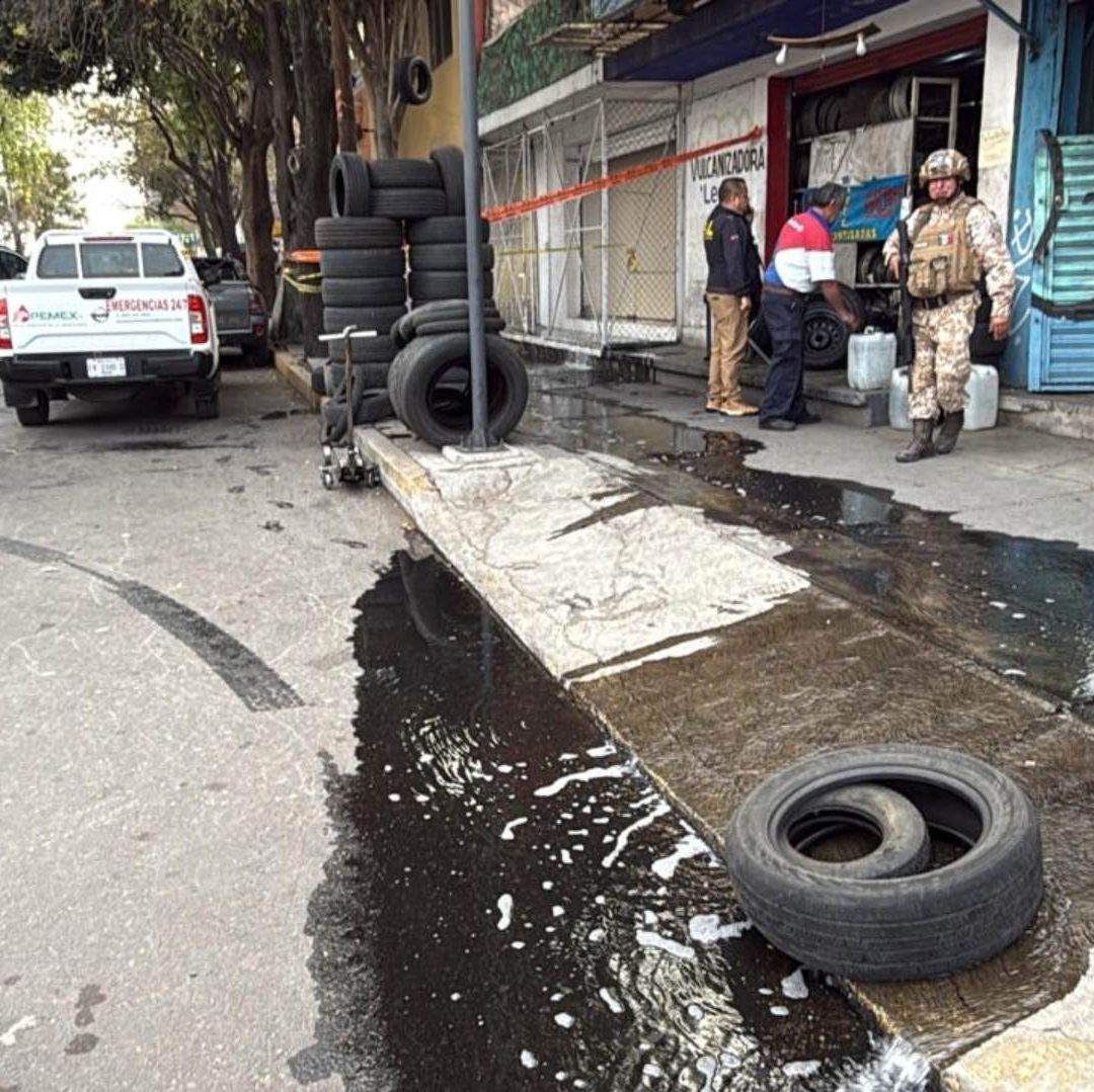 Como Ríos: Fuga de Toma Clandestina Provoca Alerta en Calles de Azcapotzalco