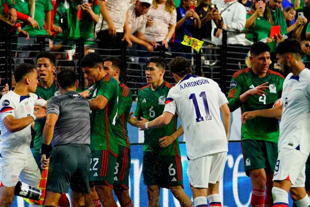 Así Fue la Bronca en la Derrota de México ante EUA