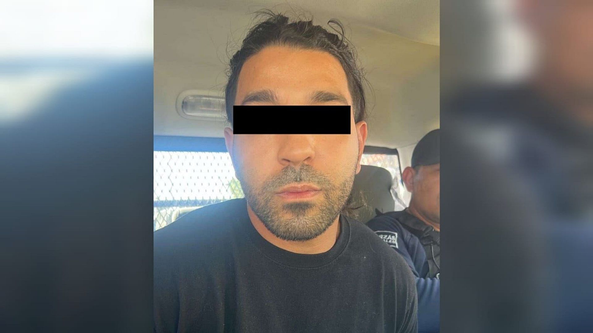 Hombre detenido en Playa del Carmen, que era buscado por autoridades de EUA. Foto: X @OHarfuch