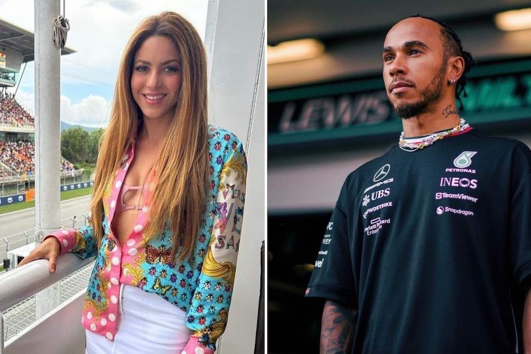 Shakira y Lewis Hamilton ya muestran su amor en público