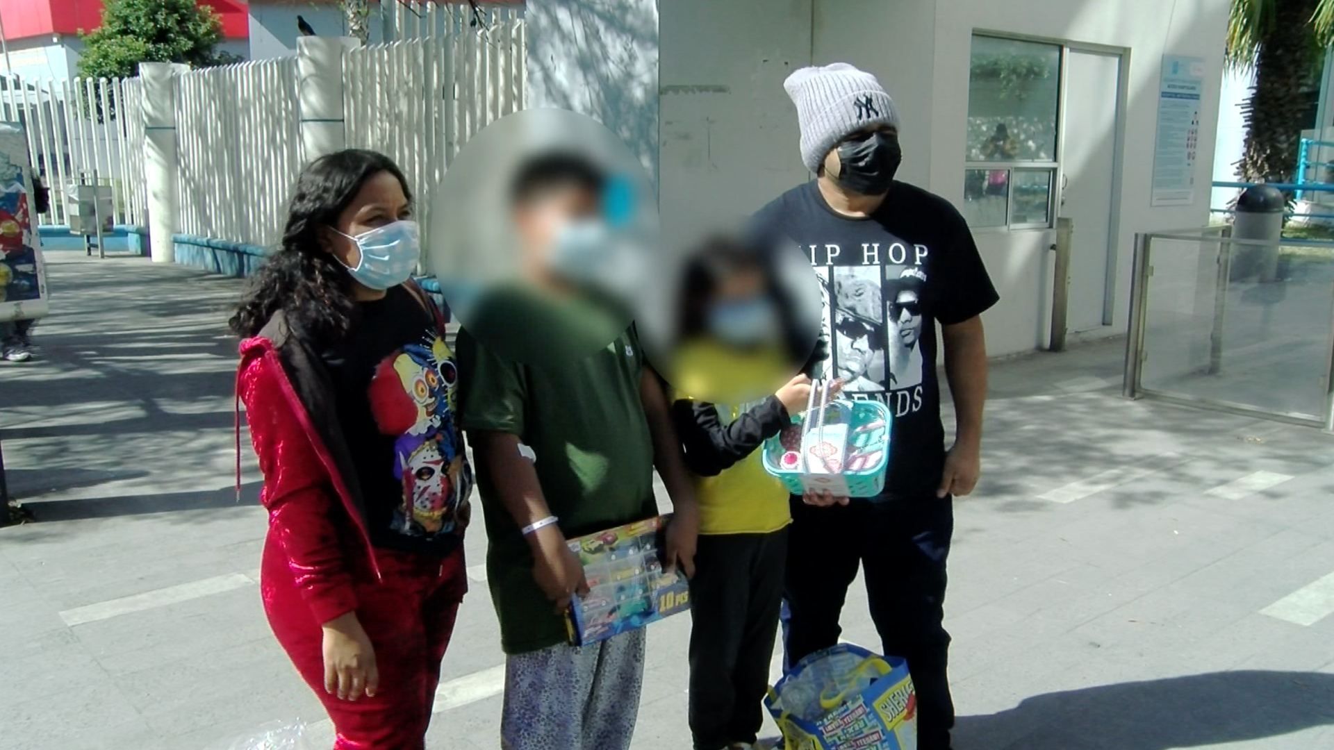 Familia que denunció intoxicación con pollo frito