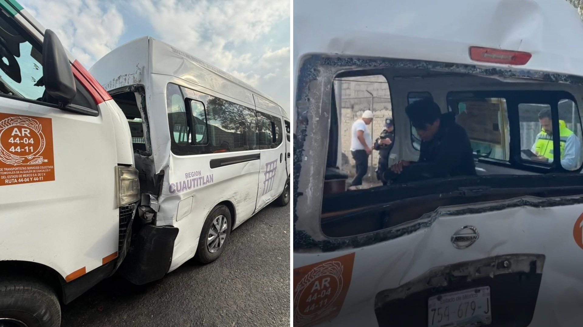 ¿Qué Pasó en la Autopista México-Pachuca Hoy 15 de Enero? Choque entre Combis Deja 11 Lesionados