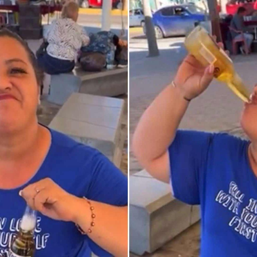 Mujer que Toma Cerveza en 4 Segundos Busca Retador