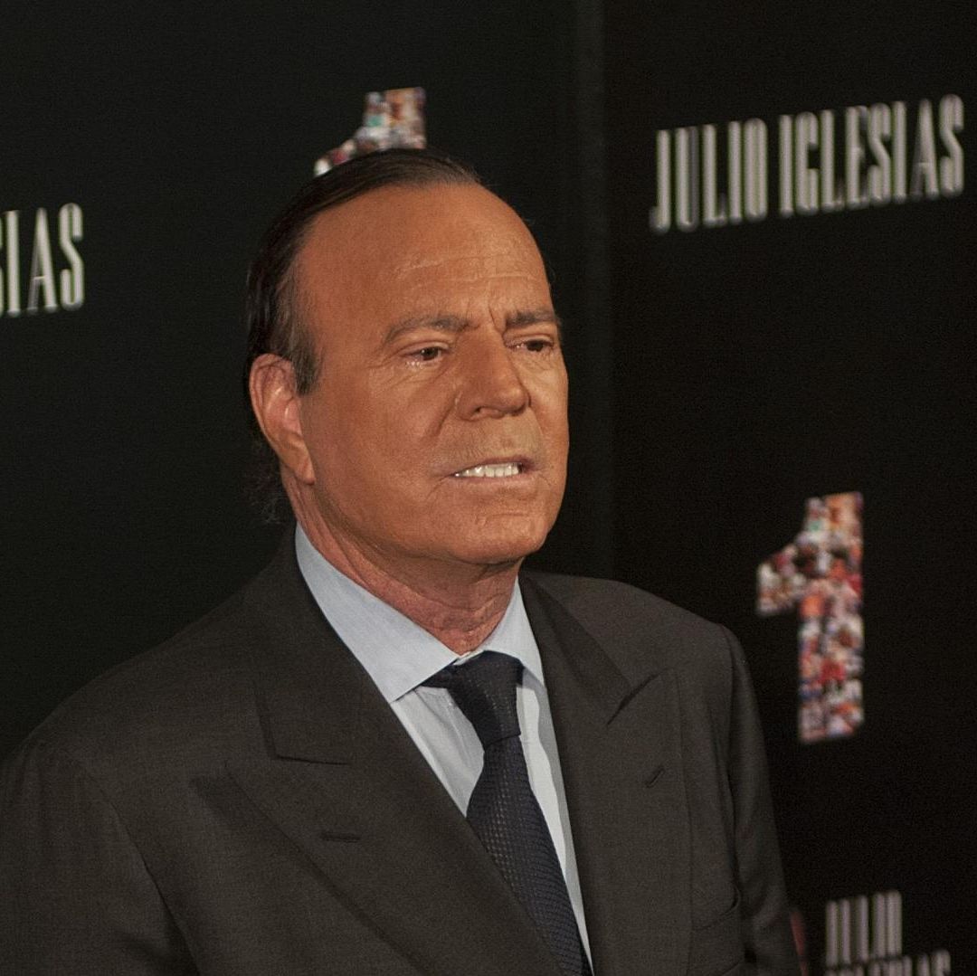 Julio Iglesias en conferencia de prensa en mayo de 2013. Foto: Cuartoscuro | Archivo