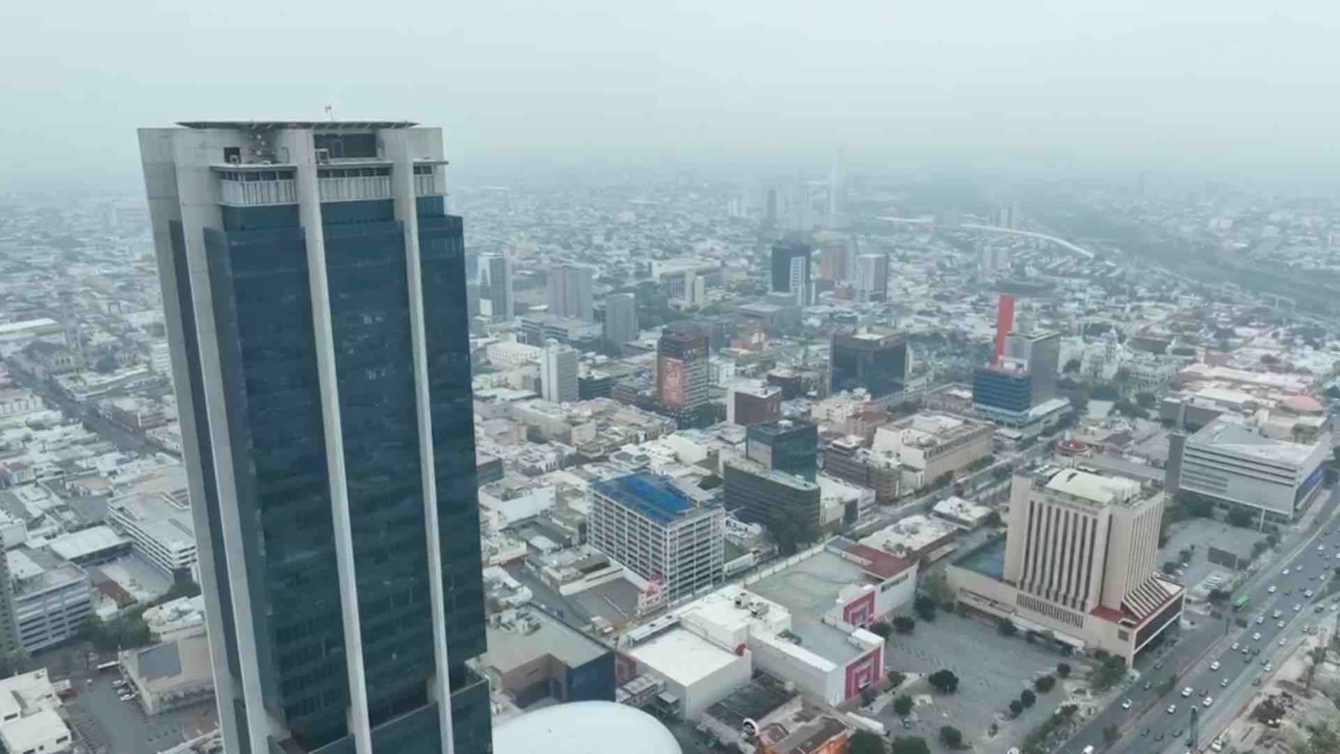 Clima nublado en Monterrey