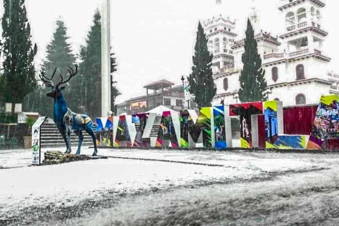 Granizada Sorprende a Mazamitla, Jalisco