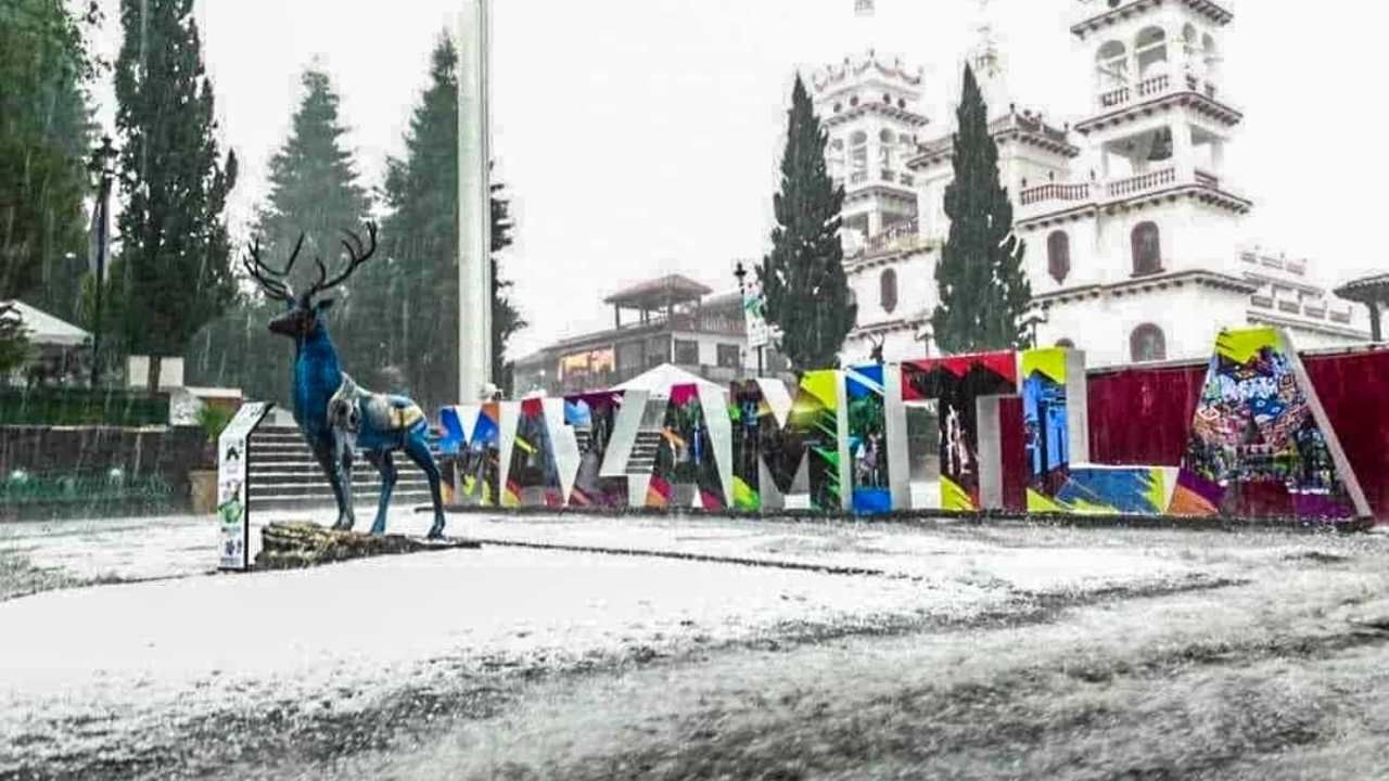 Granizada Sorprende a Mazamitla, Jalisco
