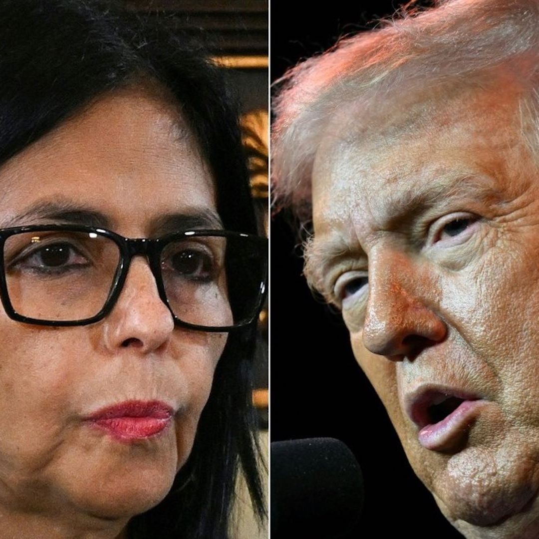 Delcy Rodríguez sostuvo llamada telefónica con Donald Trump