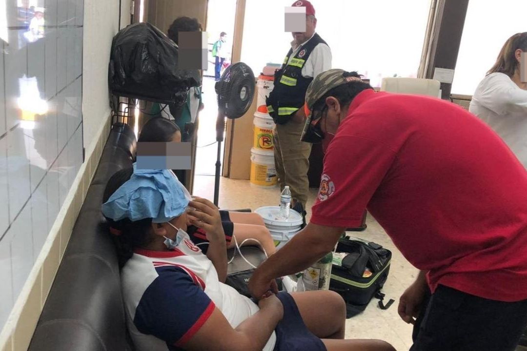 Tamaulipas: 10 Alumnos de Primaria Sufren Golpe de Calor; Hay 2 Hospitalizados