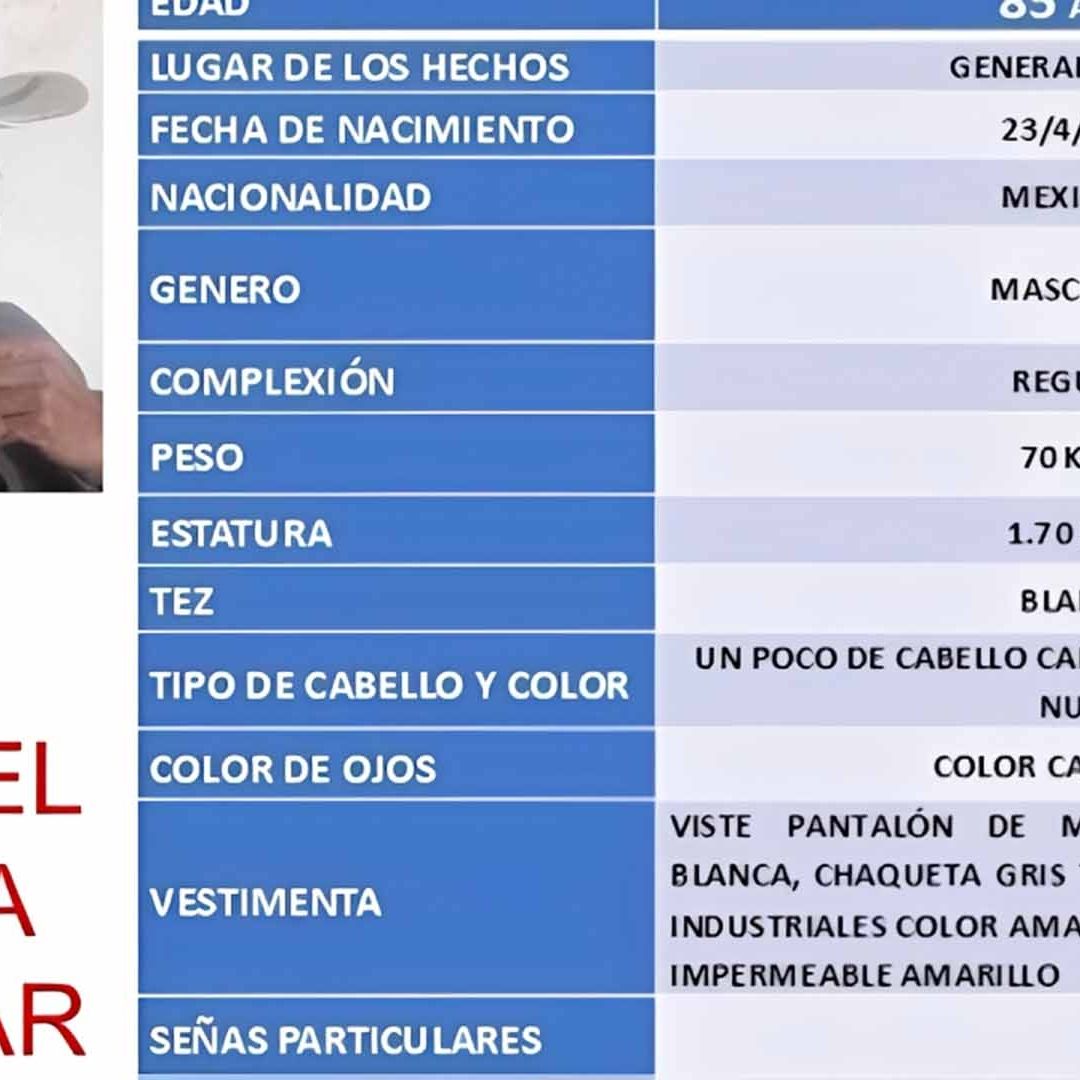 Desaparece Adulto Mayor Luego de Salir a Ordeñar su Ganado en General Cepeda