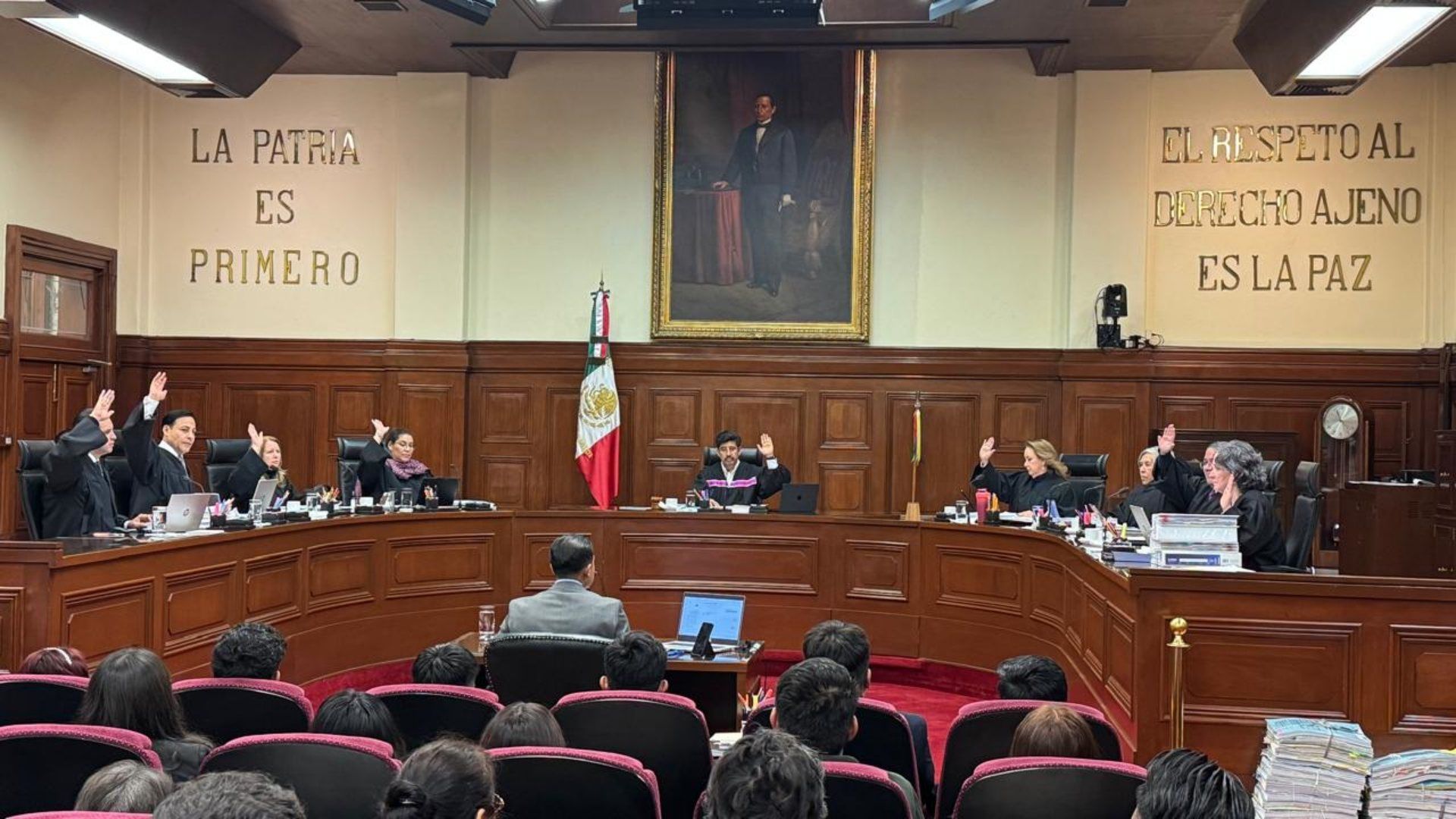 Sesión del Pleno de la SCJN de hoy, 14 de enero 2026