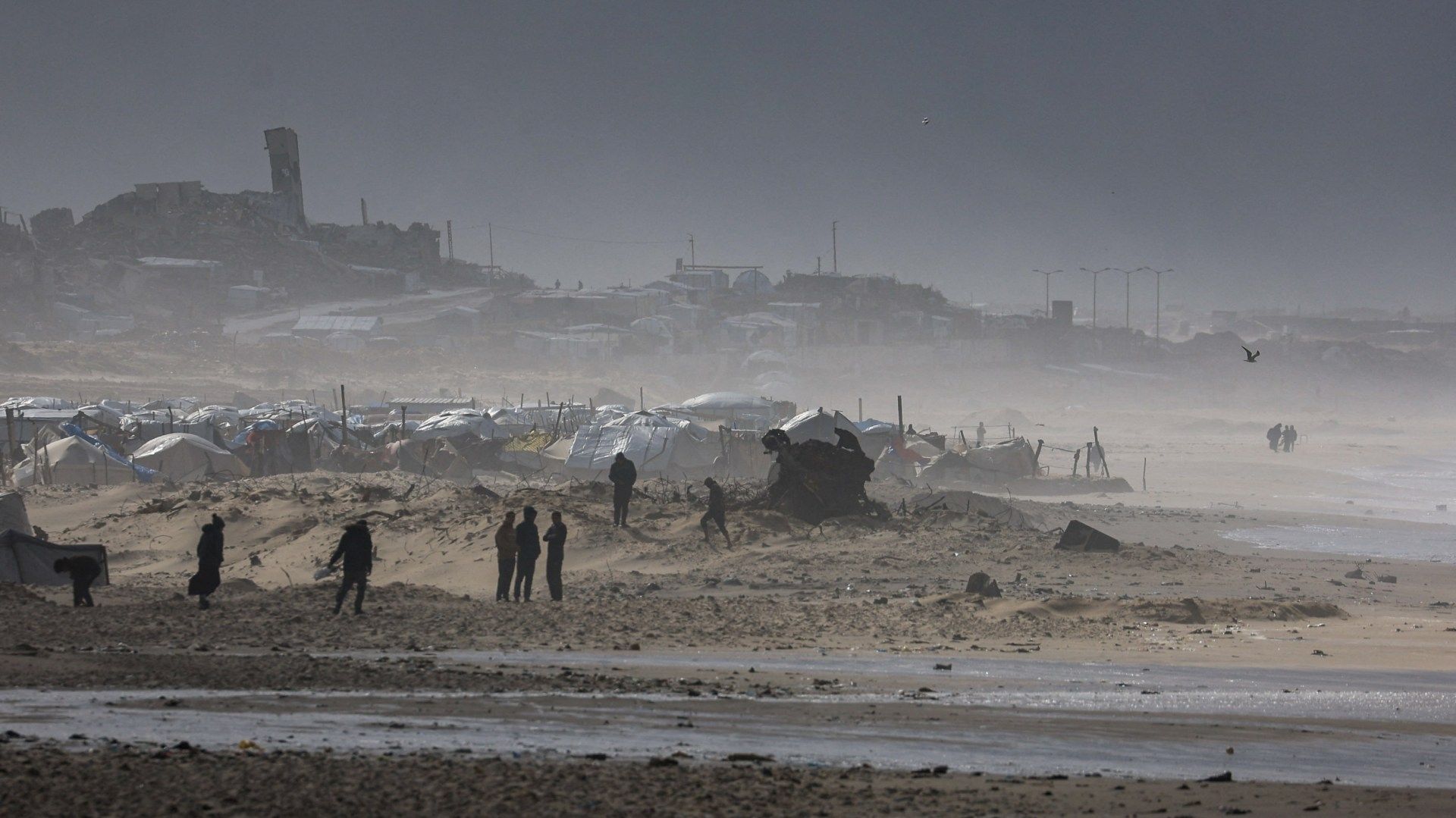 Gaza en medio de la guerra.