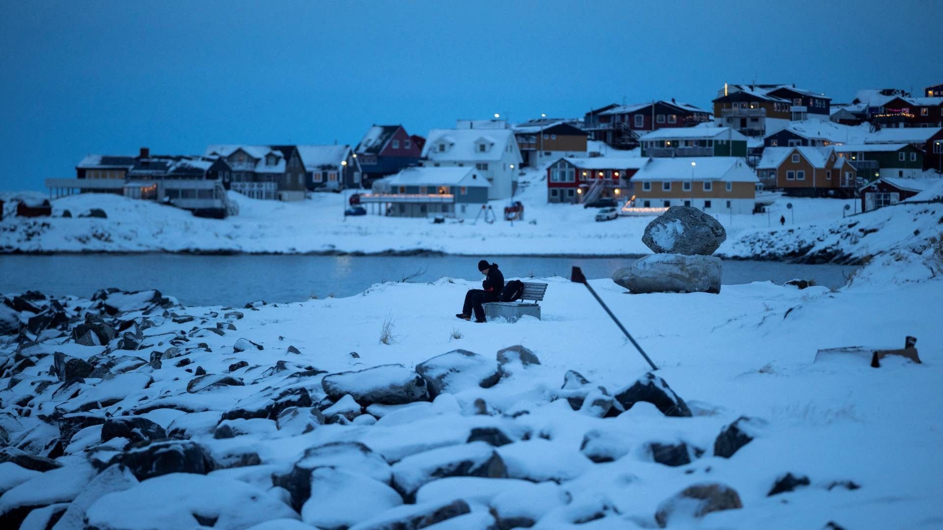 Antiguo puerto de Nuuk, Groenlandia