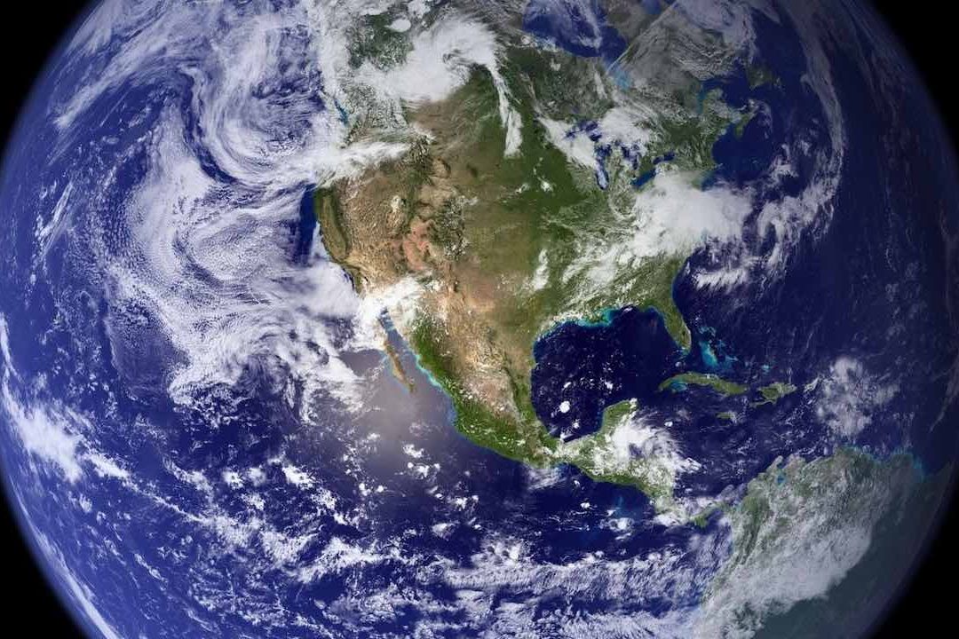 El planeta Tierra desde el espacio
