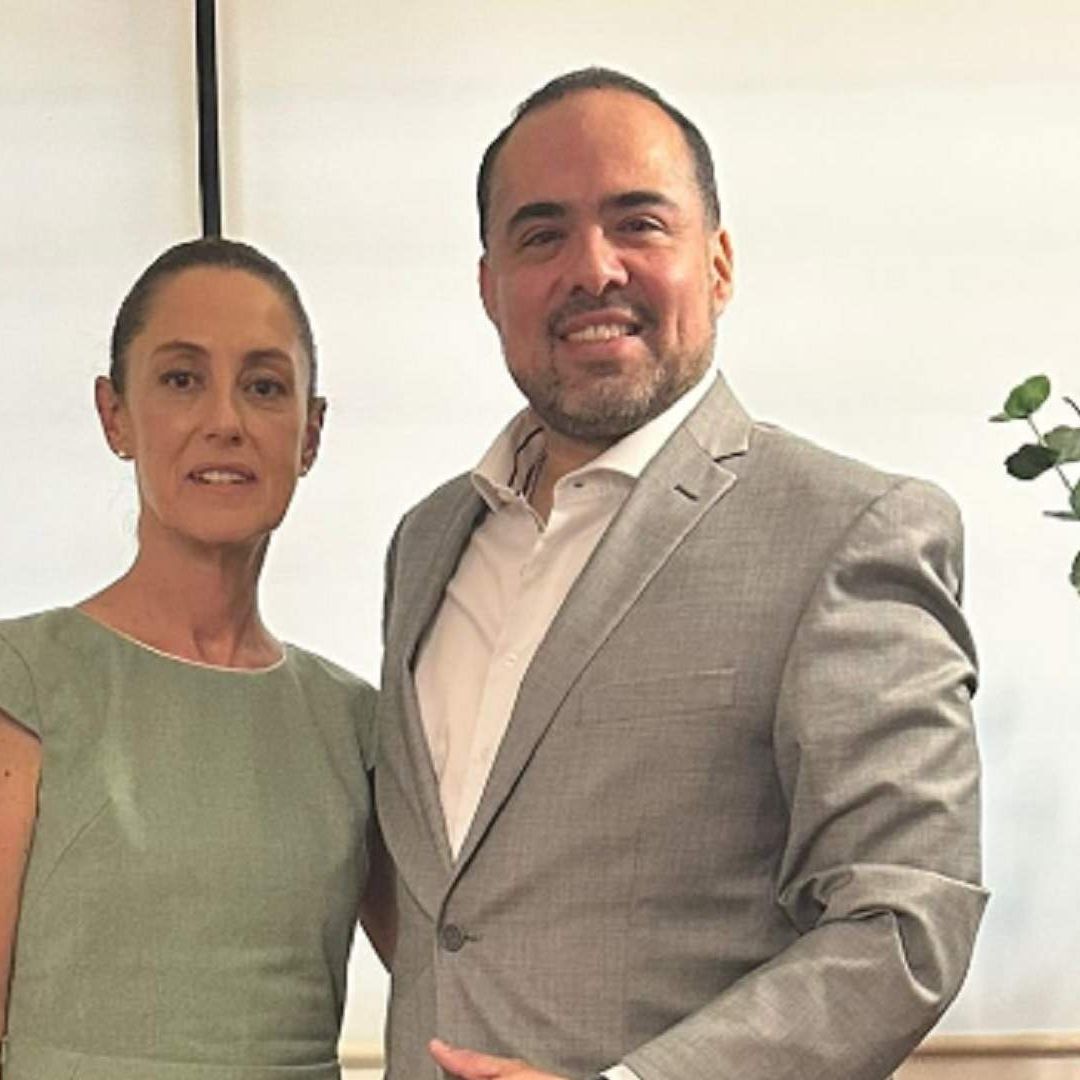 Claudia Sheinbaum y Gonzalo Espina Miranda