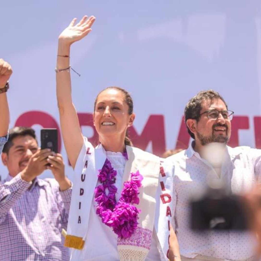 Claudia Sheinbaum de gira por Pachuca, Hidalgo