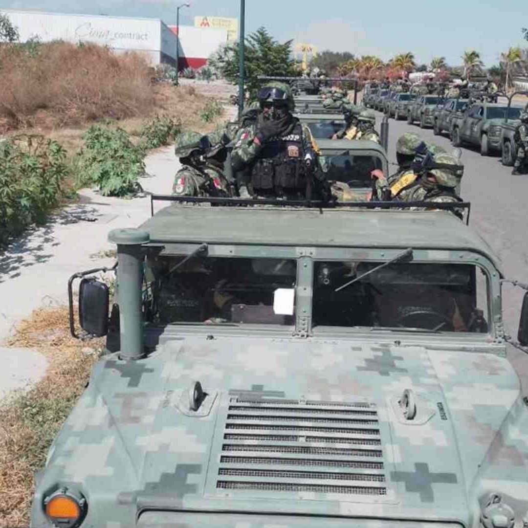 Operativo del Ejército en Colima