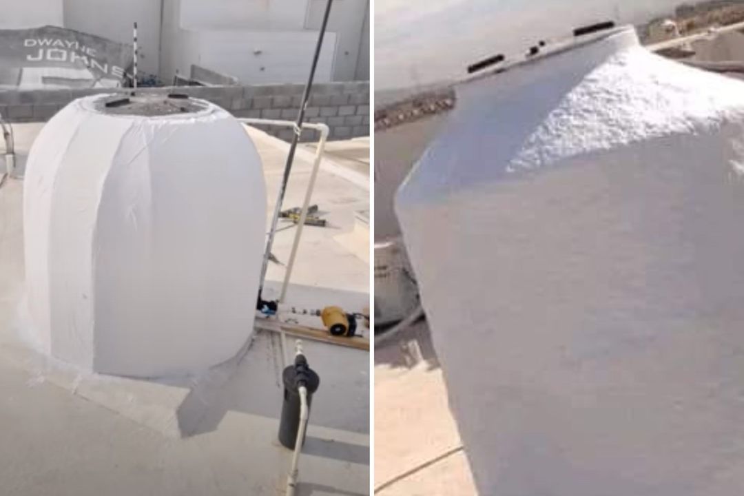 Dan consejos para forrar tinacos con papel reciclado, por el calor