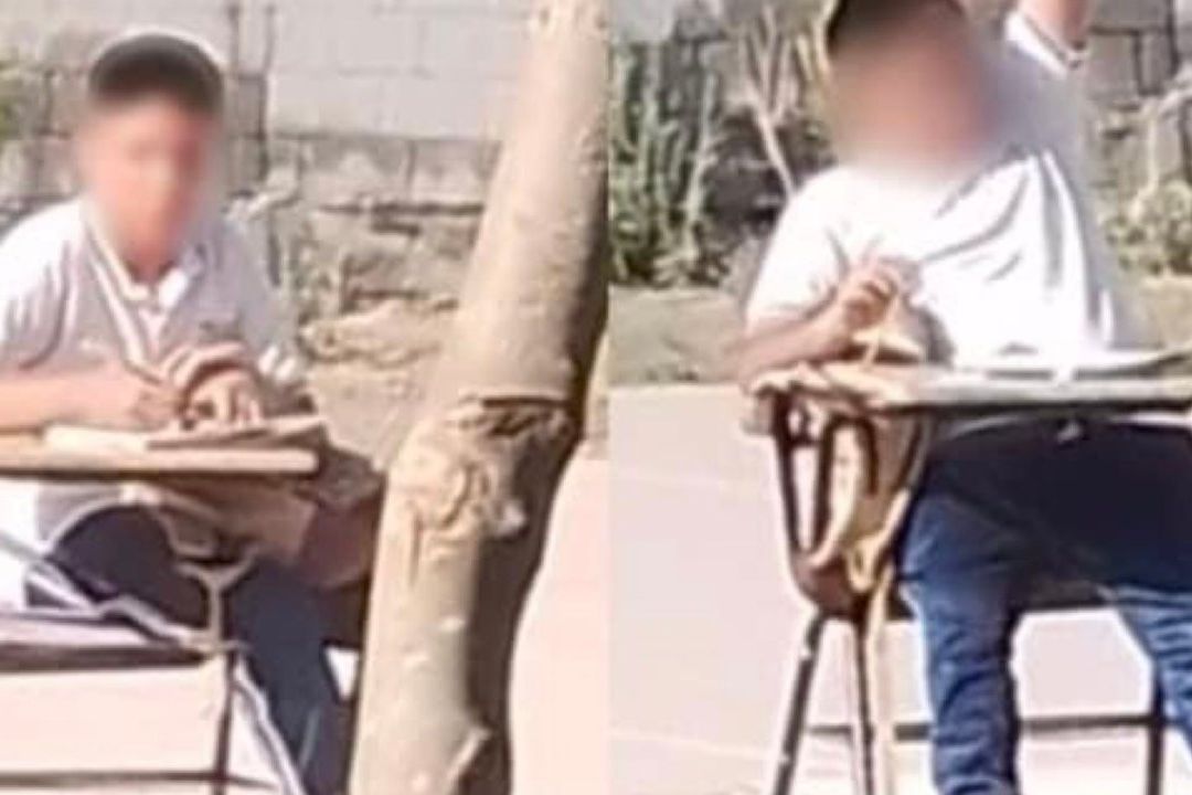 Profesor Castiga a Menor Bajo los Rayos del Sol