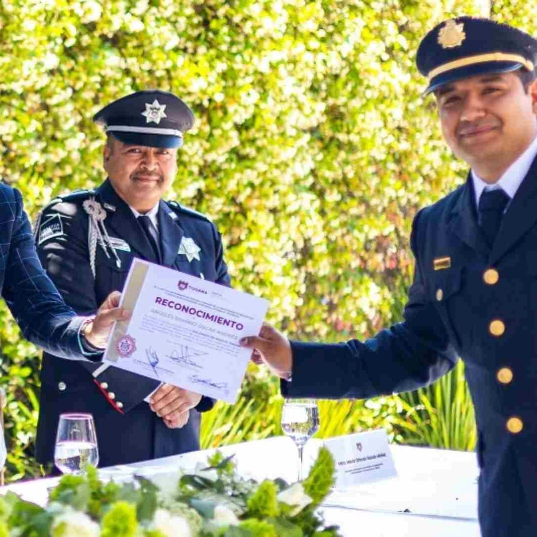 50 diplomados fueron los realizados por elementos de la Corporación. Foto: Ayuntamiento de Tijuana
