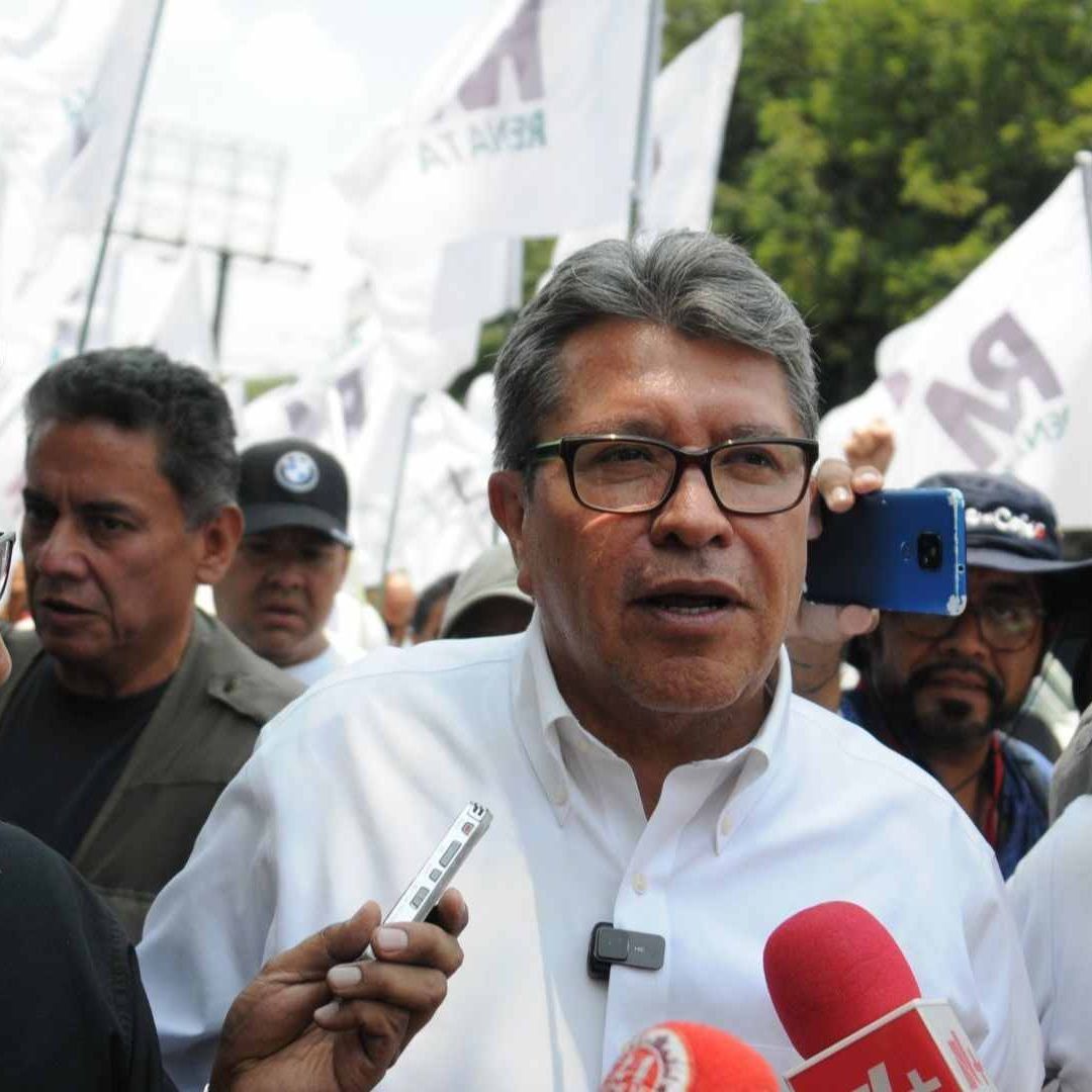 Ricardo Monreal, a su llegada al Consejo Nacional de Morena el pasado 11 de junio.