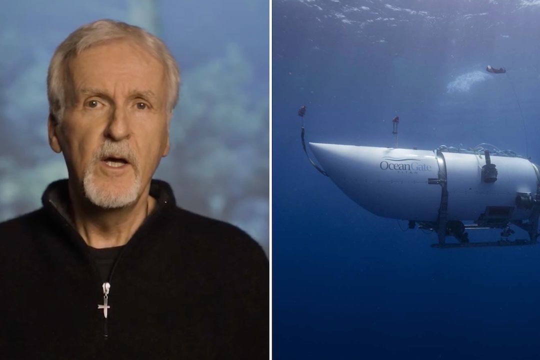 James Cameron filmó la implosión de un submarino en película