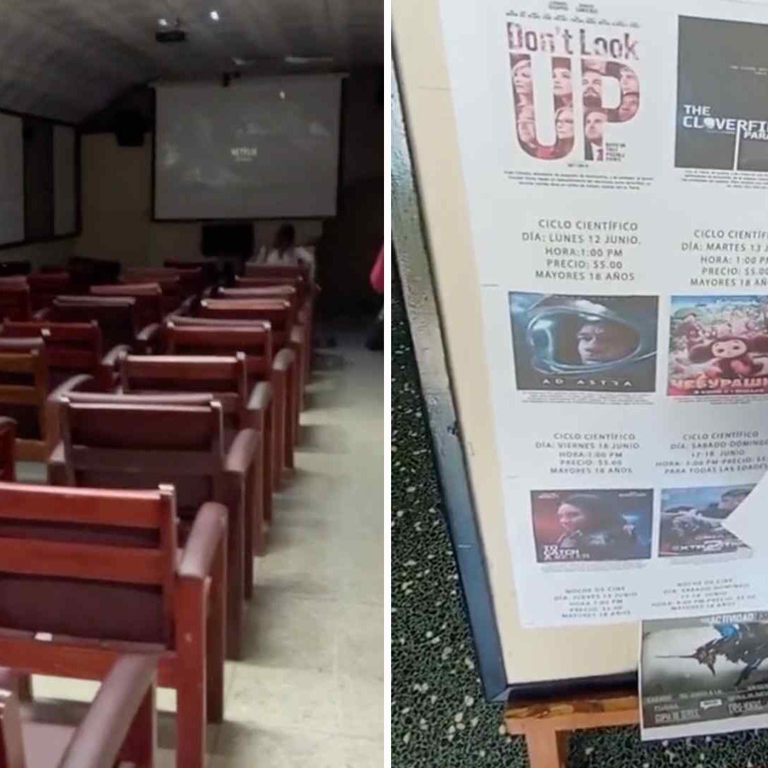 Tiktoker muestra cómo es ir al cine en Cuba