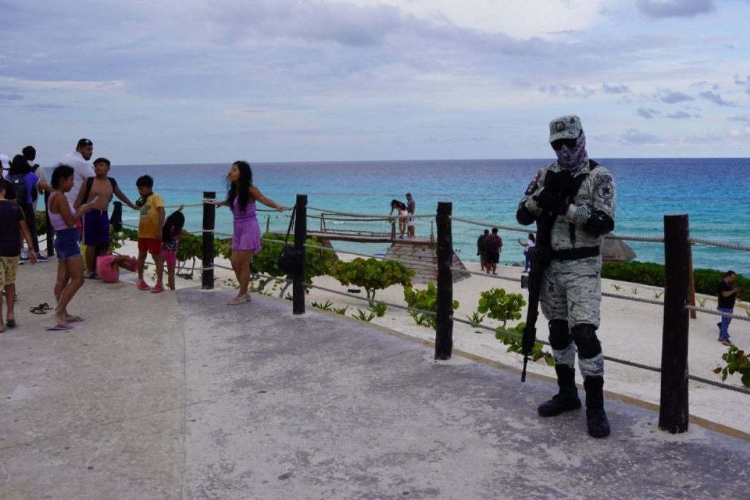 Inició el despliegue de elementos de la Guardia Nacional en Cancún para reforzar la seguridad
