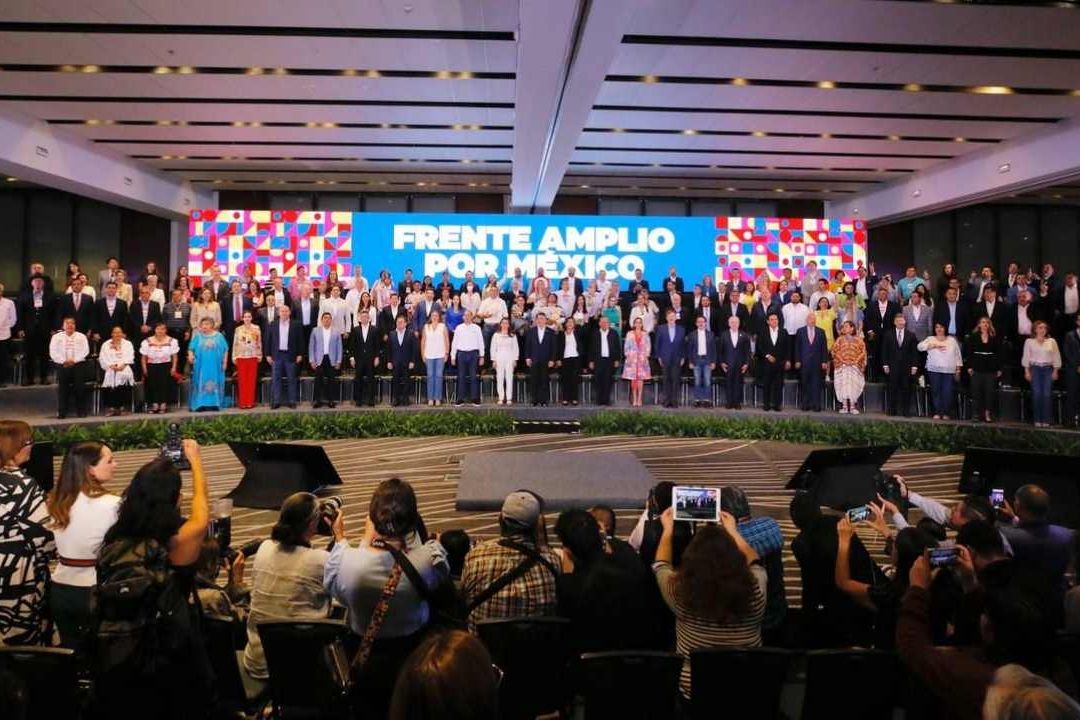 Oposición presenta el Frente Amplio por México rumbo a 2024