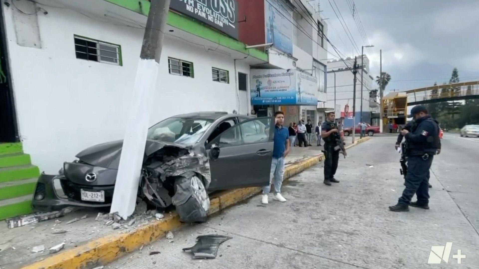 Pierde el Control de su Vehículo y Atropella a Adulto Mayor en Xalapa