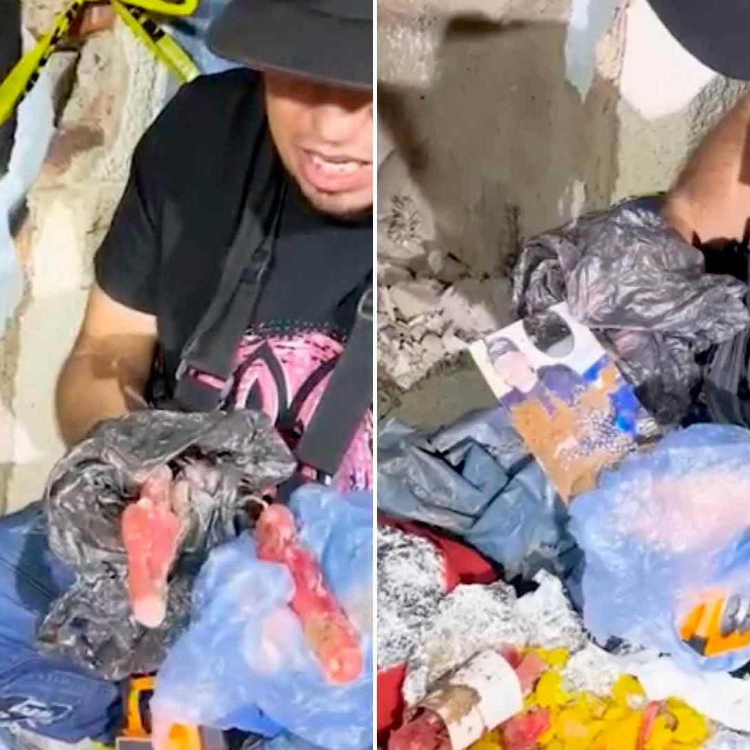 Video: Hallan Supuesta Brujería para Peso Pluma en Panteón