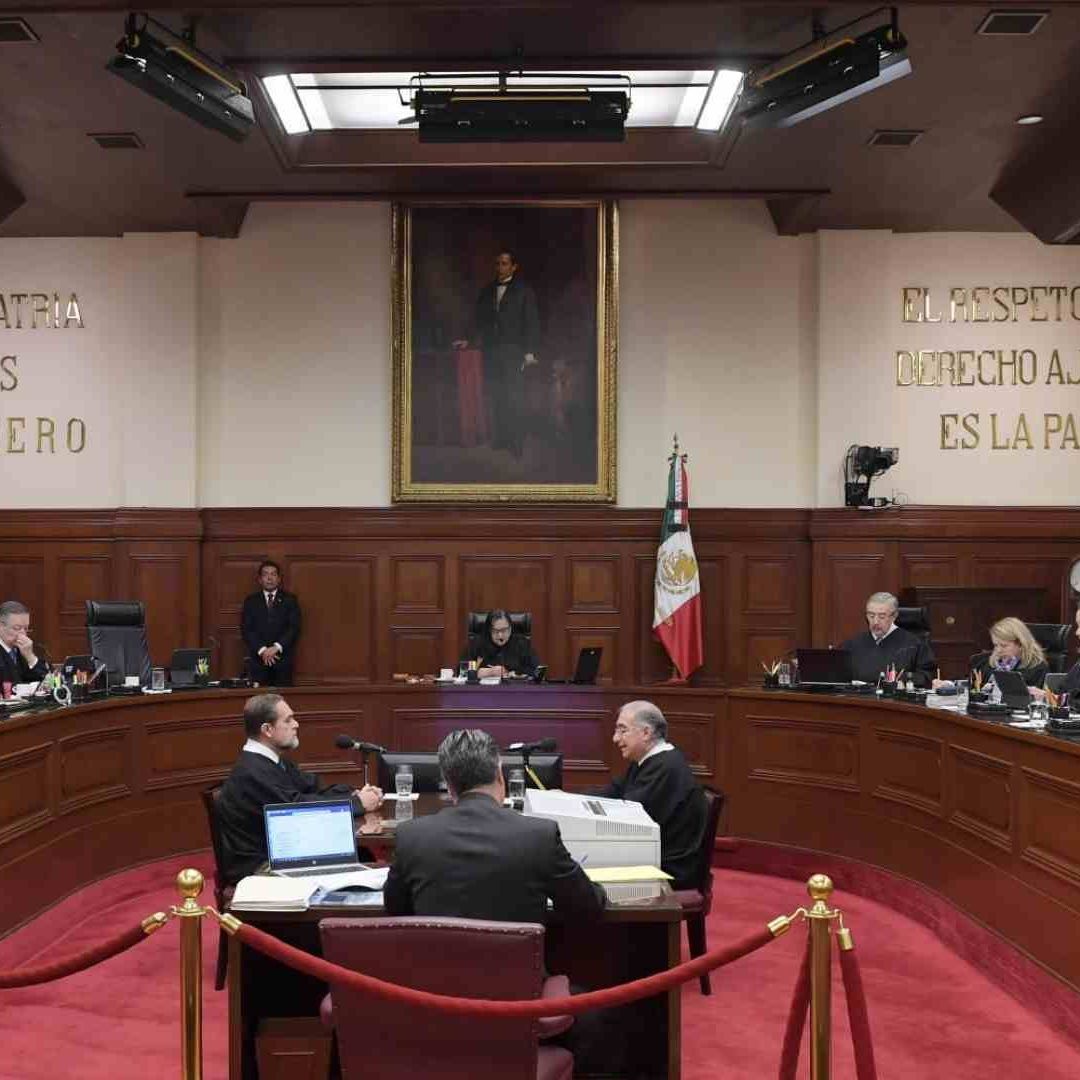 Sesión de la Suprema Corte de Justicia de la Nación