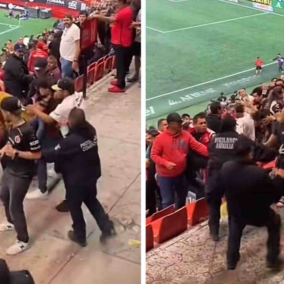Pelea entre aficionados en estadio de Xolos sigue abriendo paso a la violencia