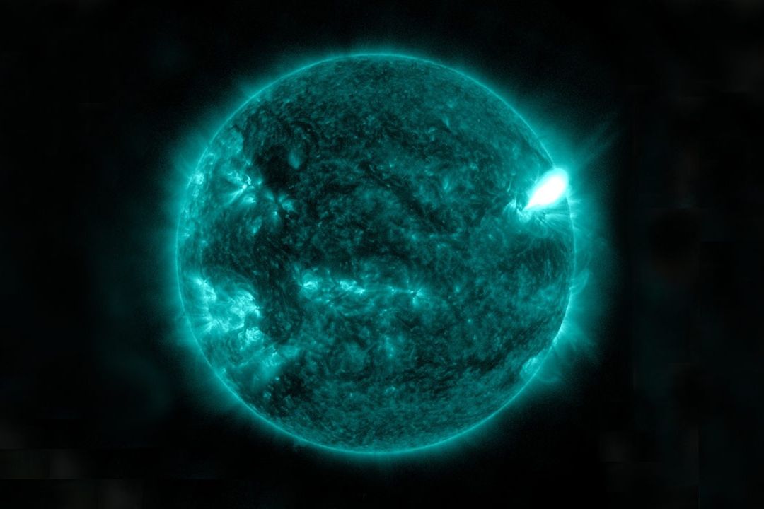 La NASA captó una fuerte llamarada solar el pasado 2 de julio, una de las más fuertes registradas