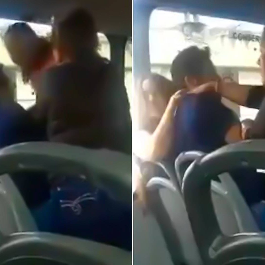 Video: Embarazada Encuentra a Esposo con Amante en un Microbús
