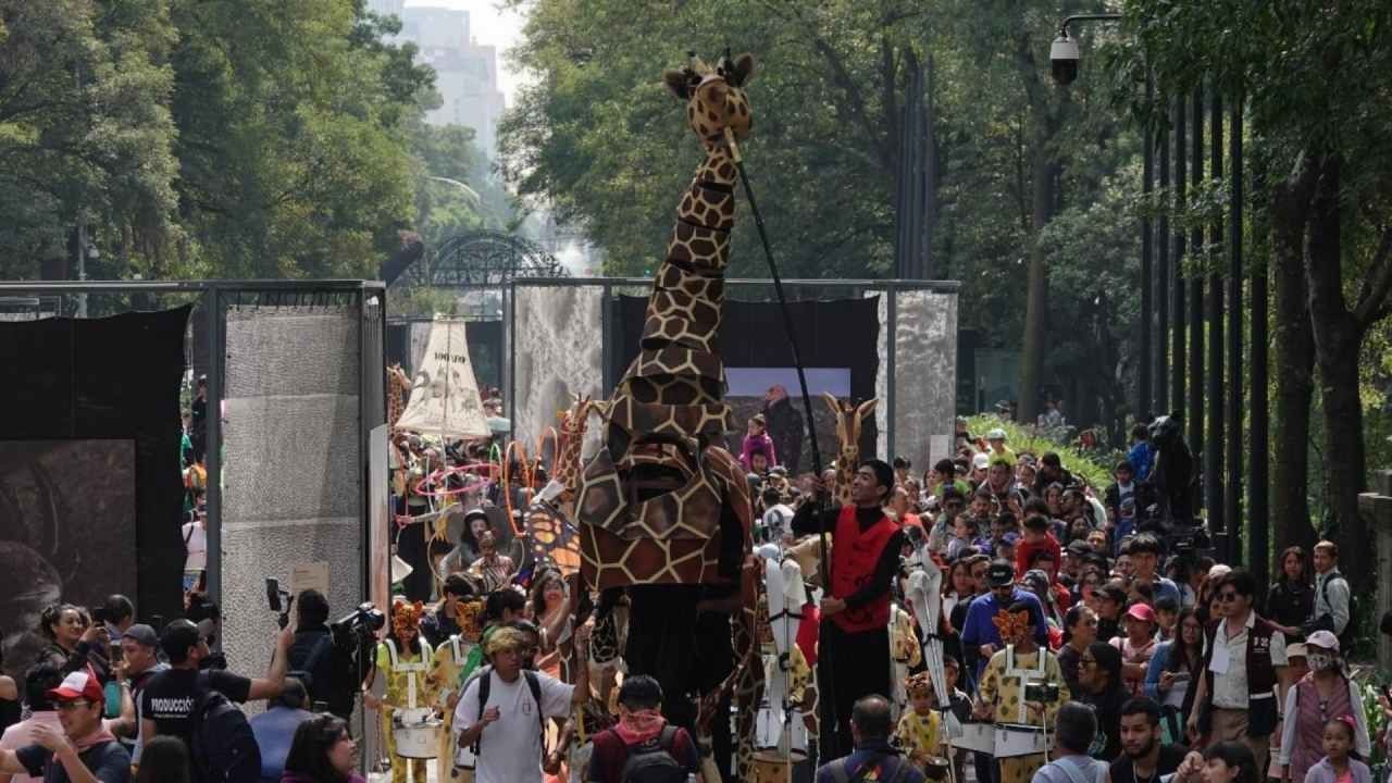 Se llevó a cabo el Desfile Cultural de los cien años del Zoológico de Chapultepec