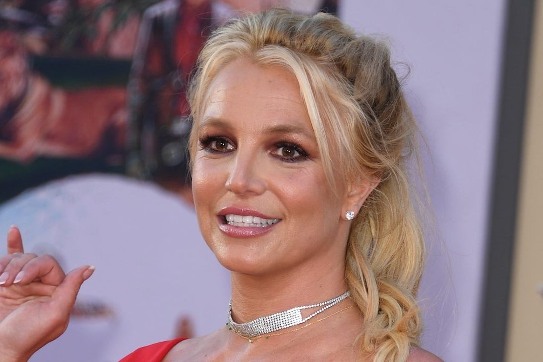 Britney Spears durante una alfombra roja en 2019