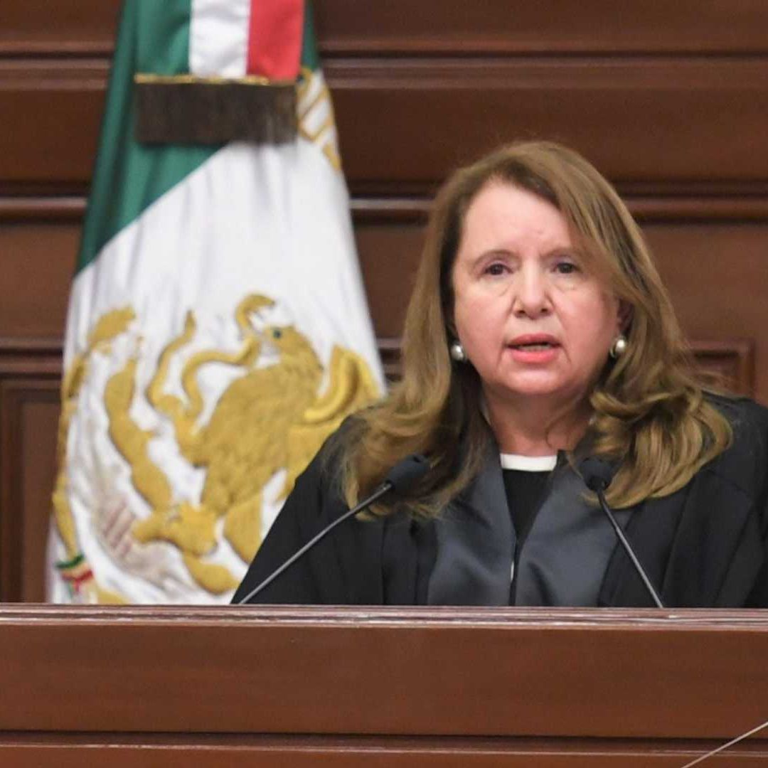 Loretta Ortiz Ahlf en el pleno de la SCJN