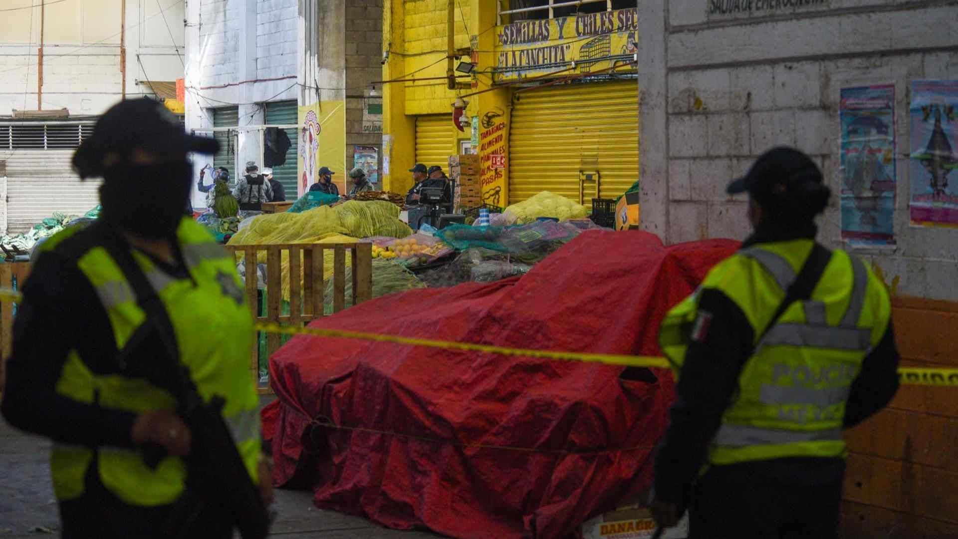 Ataque en Central de Abastos de Toluca