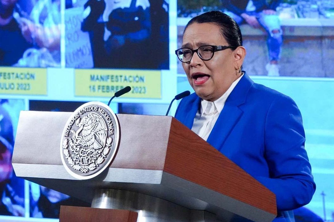 Rosa Icela Rodríguez titular de la SSPC dijo que las manifestaciones en Chilpancingo fueron por la detención de integrantes de Los Ardillos