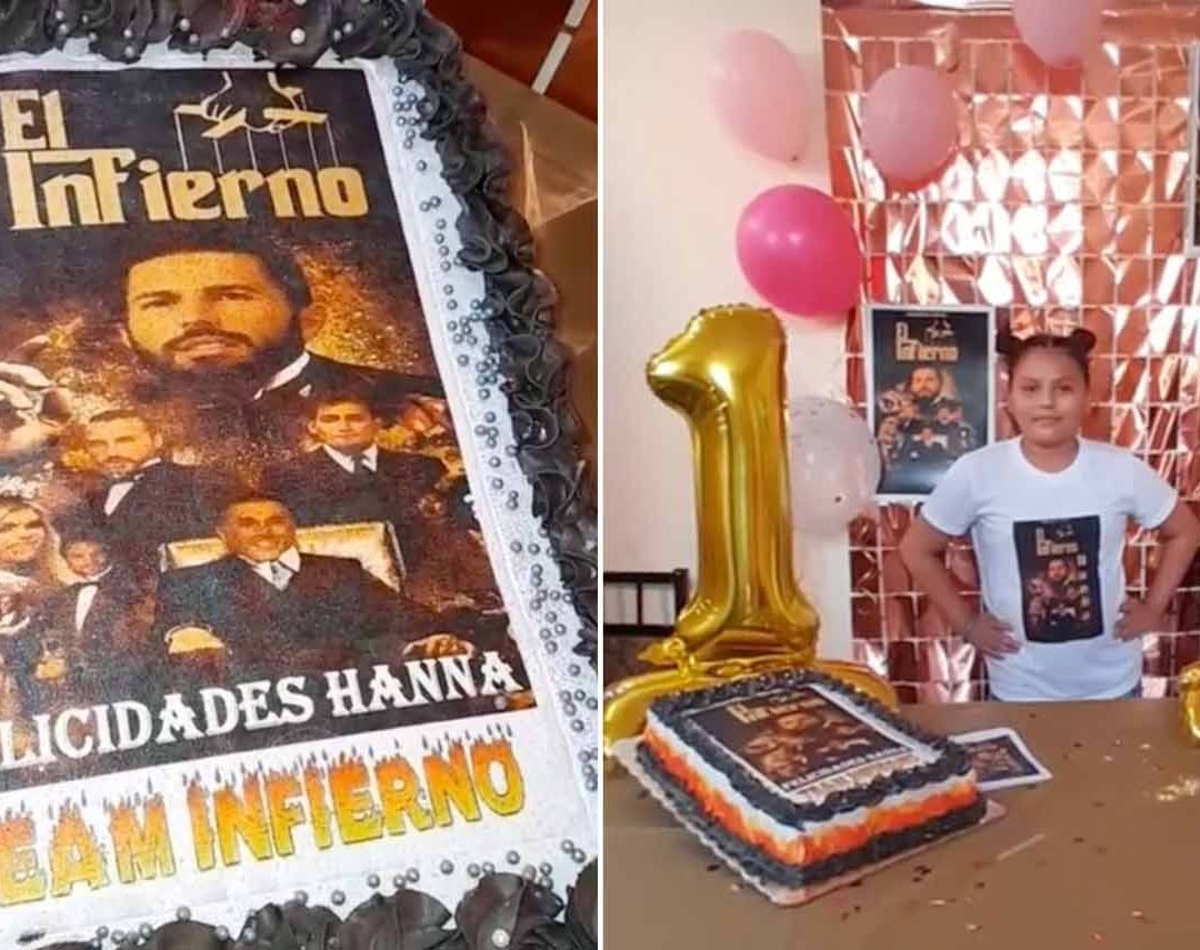 Video: Niña Hace Fiesta Temática del Team Infierno de La Casa de los Famosos