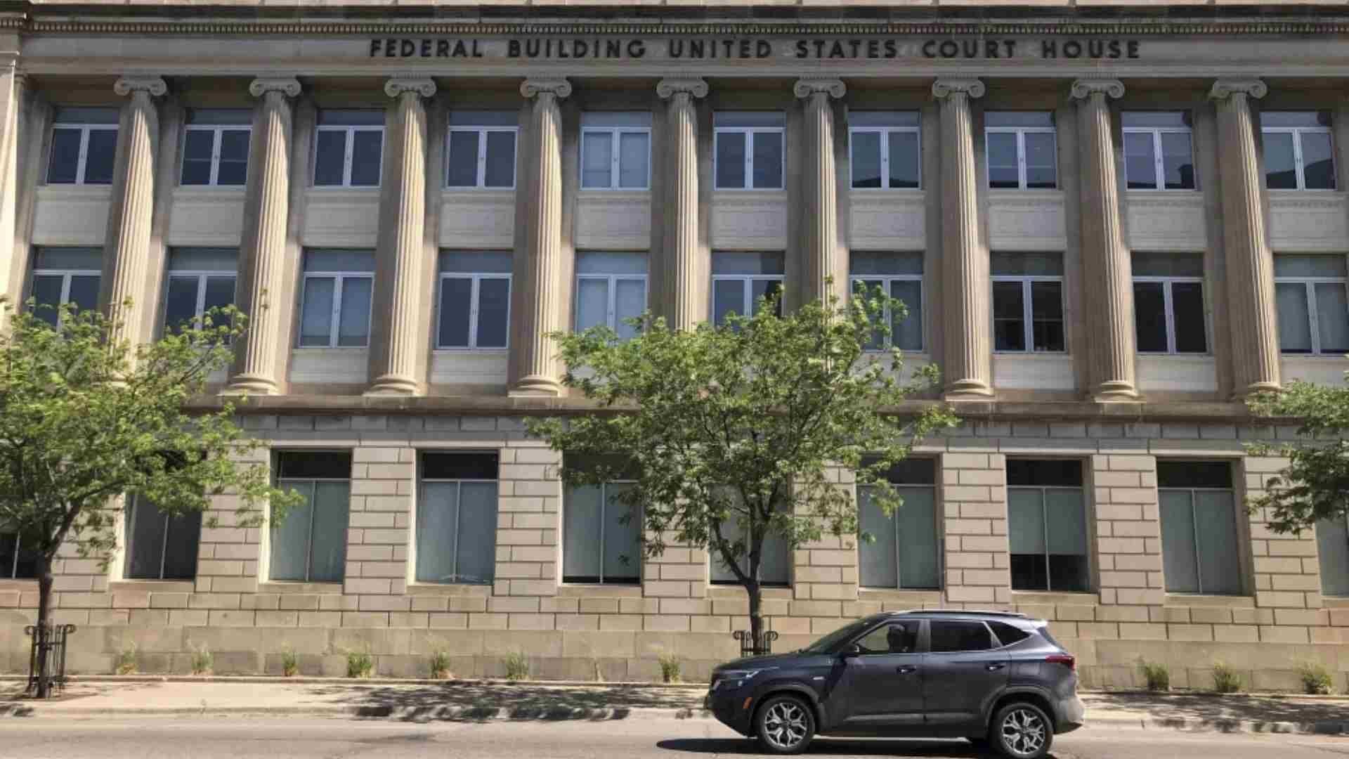 Corte federal en Dakota del Norte, donde el sicario mexicano, Juan Sillas Rocha, se declaró culpable de diversos cargos