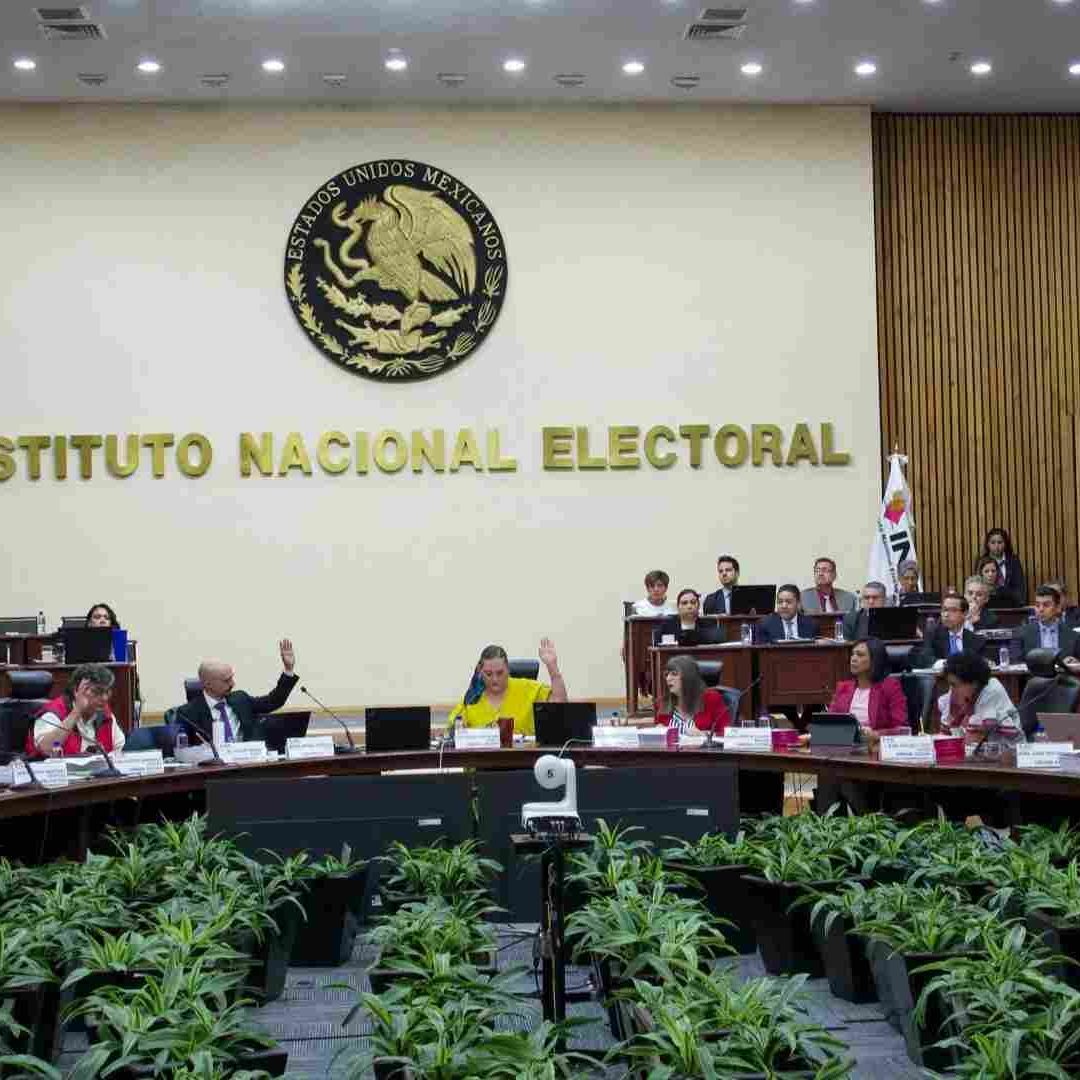 Sesión del INE este jueves 20 de julio.