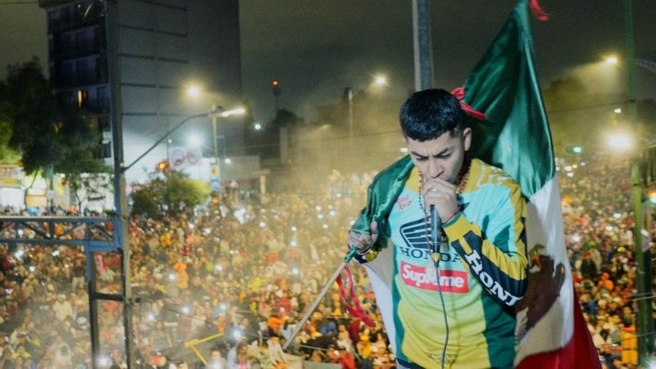 Eme Malafe es un rapero mexicano que en días pasados convocó a miles de motociclistas en la CDMX